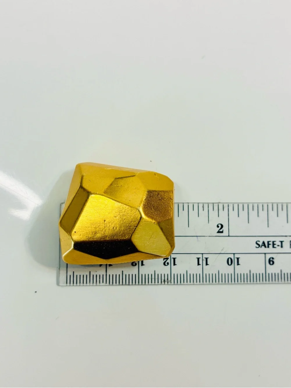 Classiques Entier Bold Gold Geometric Faceted Statement Clip Earrings